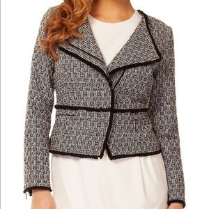 Tweed Moto Blazer Jacket